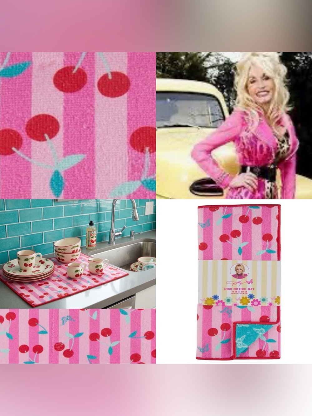 Dolly Parton limited edition drying mat